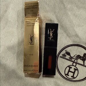 Yves Saint Laurent Glossy Cream Lip Stain in Deep Red